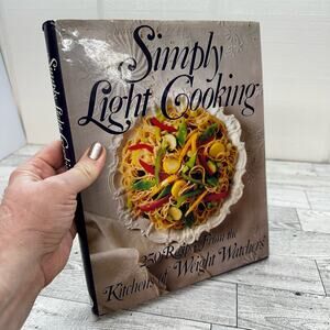 Weight‎ Watchers Simply Light Cooking 250 WW Healthy Recipes 1992 HCDJ Cookbook